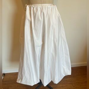Zara balloon Women's Skirt white sz S